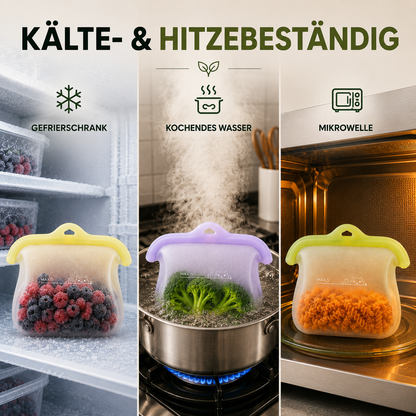 FreshBowl (1 Liter) – Der flexible Silikonbehälter für Ihren Alltag