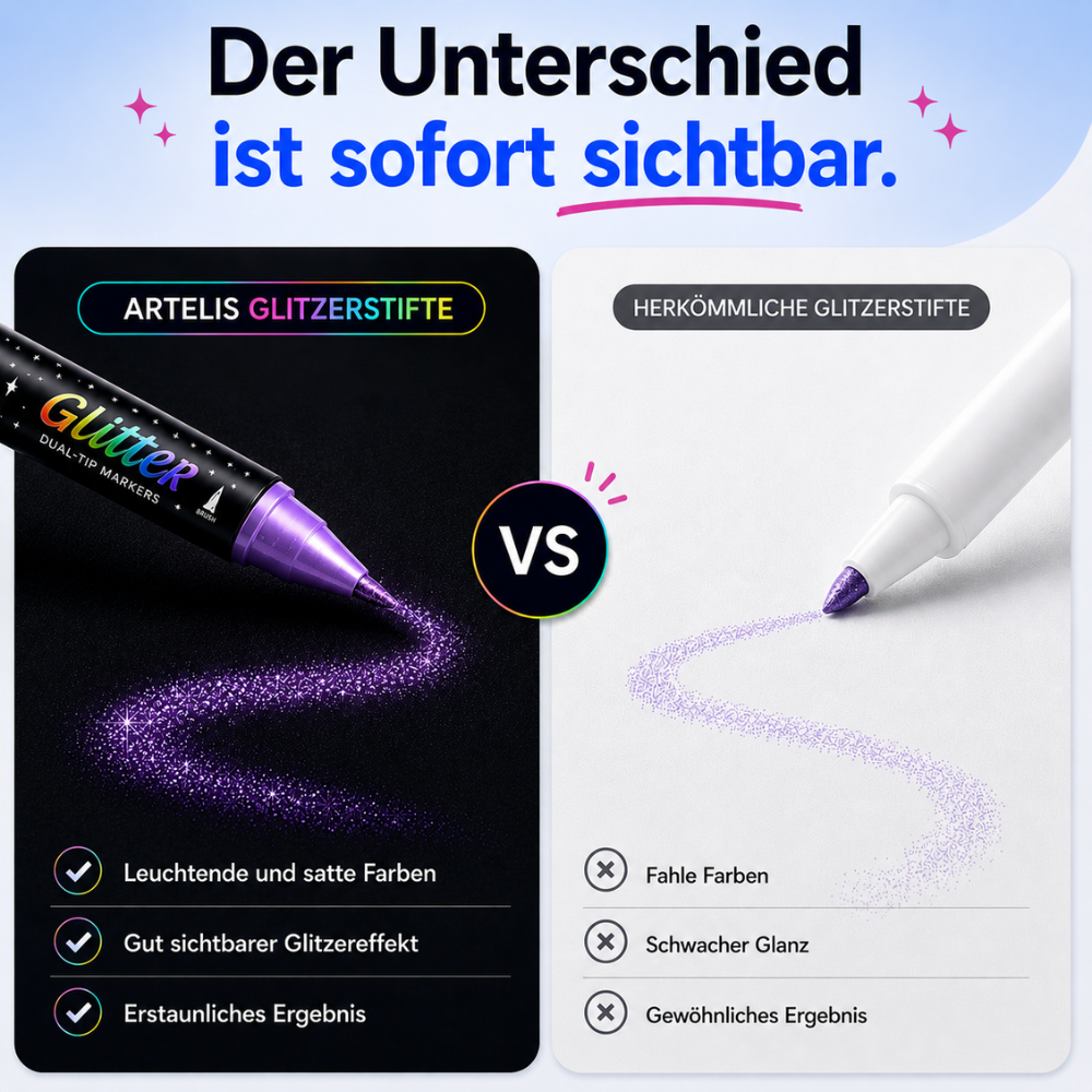 Artelis Glitzerstifte Set